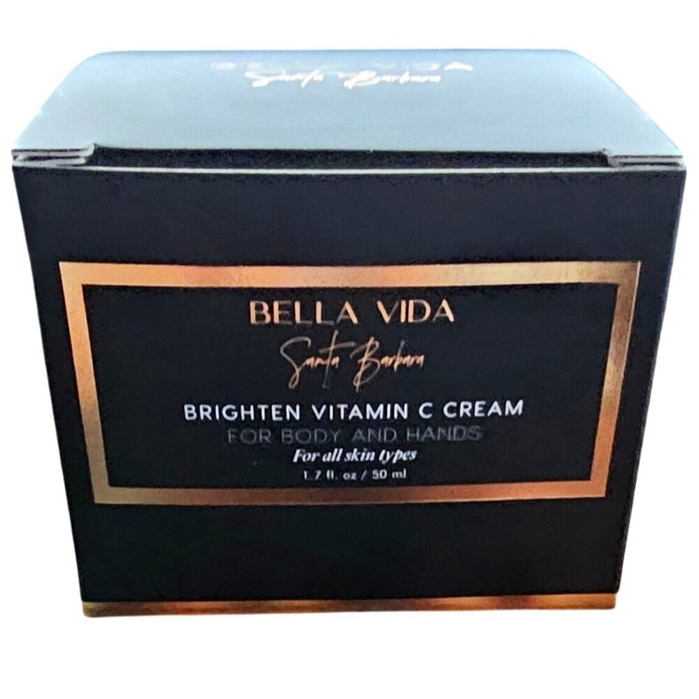 Bella Vida Santa Barbara Brighten Vitamin C Cream 1.7 Oz For Hands & Body All Sk - Picture 3 of 8